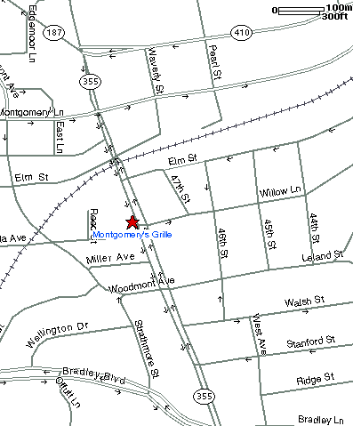 Montgomery's Grille map