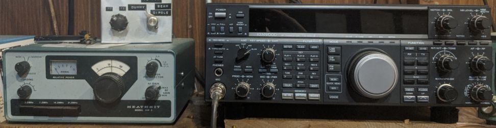 HW-8 and TS-850S Transceivers